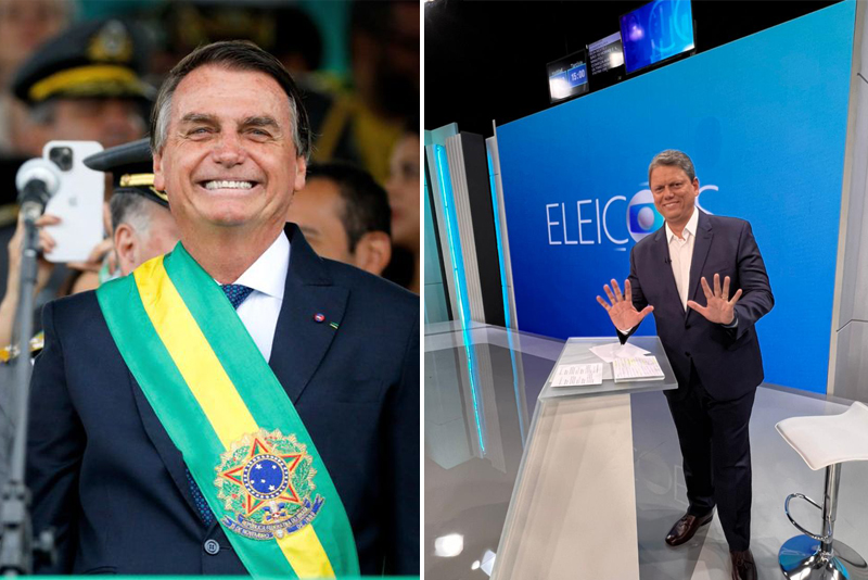 Bolsonaro e Tarcísio venceram em três das cinco cidades do Cimbaju