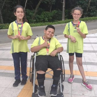 Caieiras brilha na sua primeira participação no Circuito Escolar Paralímpico