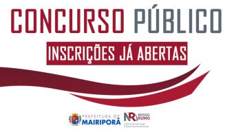 Aberto Concurso Publico em Mairiporã a partir do ensino fundamental