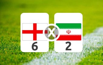 Inglaterra goleia Irã pela Copa 2022