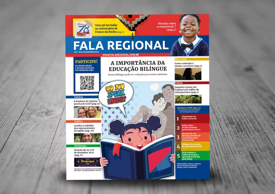Jornal Fala Regional – ANO I – Nº 06 – A importância do aprendizado bilingue