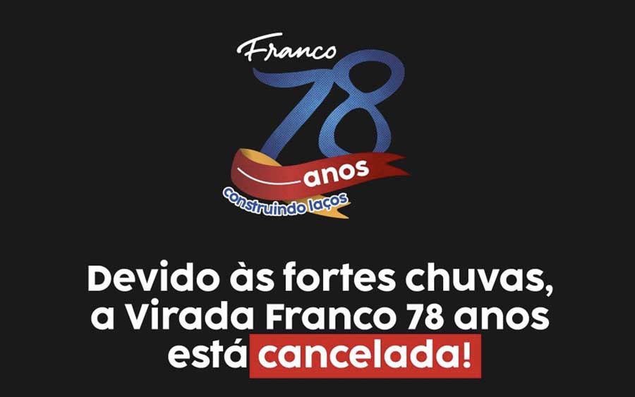 Publicação da Prefeitura de Franco no Instagram