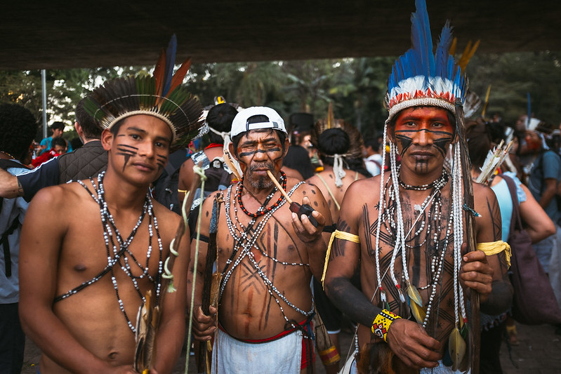 Tribo do pico do Jaraguá é Guarani se manifesta e grita por socorro e espaço! (fonte: Midia Ninja)