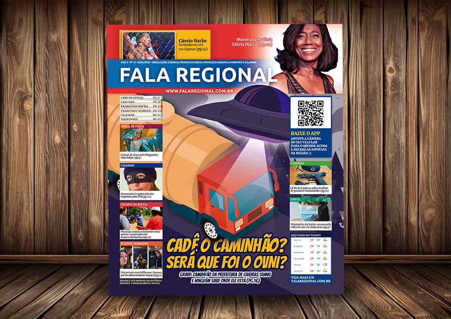 Jornal Fala Regional – Nº 15 – O que aconteceu com o caminhão da prefeitura de Caieiras?