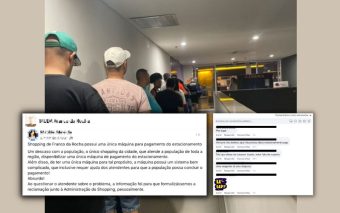 Estacionamento do Shopping de Franco da Rocha causa transtornos
