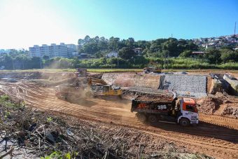 Franco da Rocha terá novo piscinão; Governador Tarcísio assinou ordem de serviço