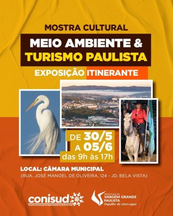 Mostra cultural: Meia Ambiente e Turismo Paulista em Vargem Grande