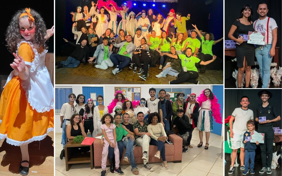 O Projeto 3º Sinal, de Caieiras-SP, participou de festivais de teatro e acumulou diversos prêmios, reconhecendo a qualidade de suas montagens e o talento de seus integrantes. (Foto: arquivo pessoal)