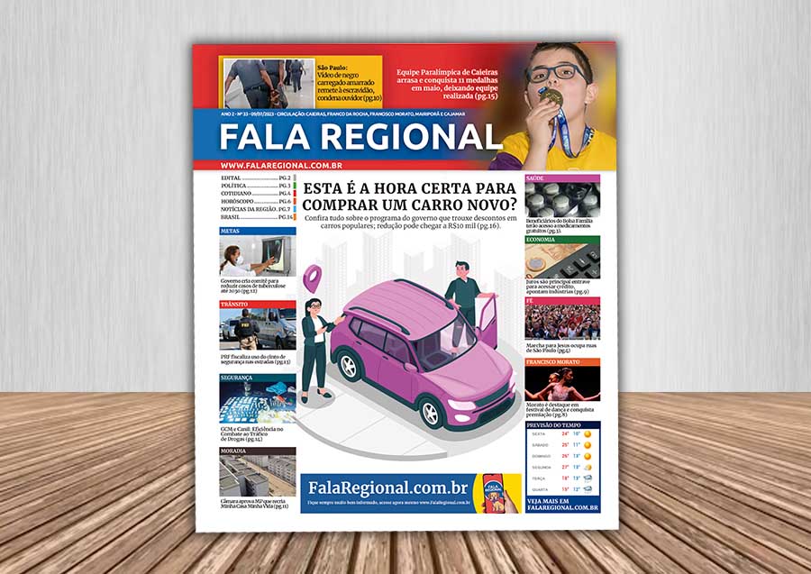 Jornal Fala Regional – Nº 33 – É hora de comprar um carro popular?