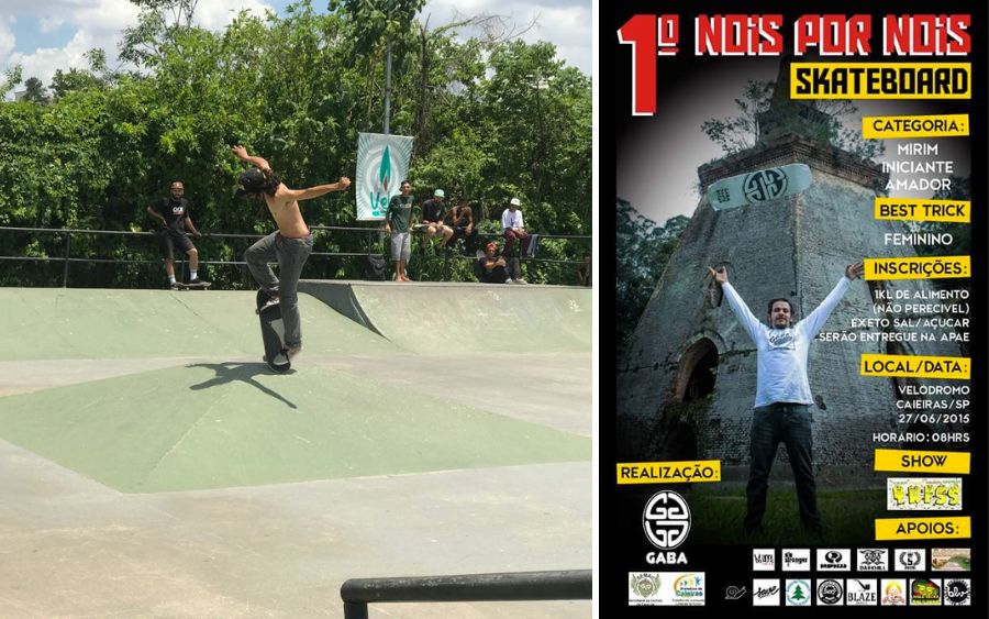 Raphael Carlos, um habilidoso fabricante de pranchas de skate, começou sua jornada em 2013, transformando sua paixão em um negócio de sucesso em Caieiras, SP. (foto: arquivo pessoal)