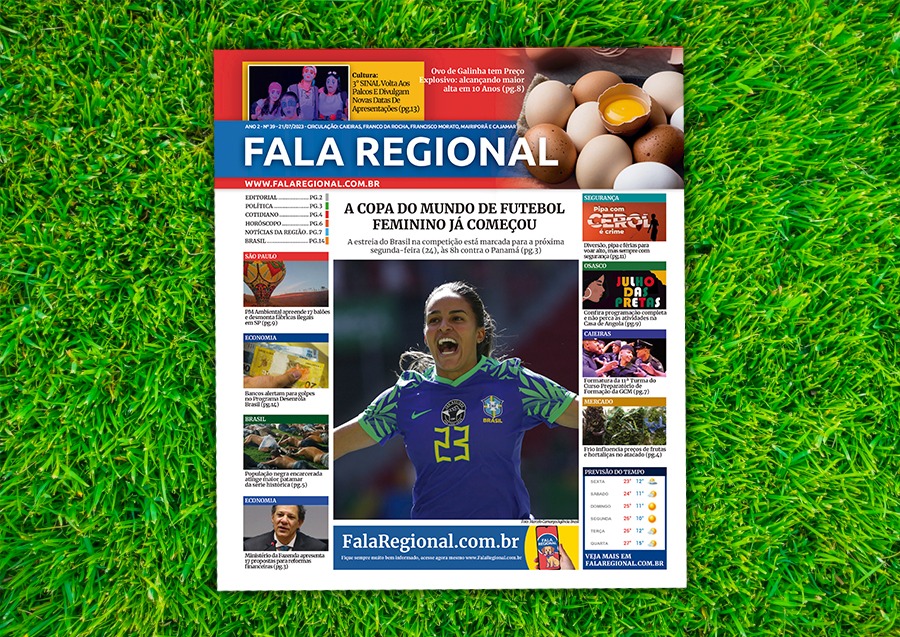 Jornal Fala Regional – Nº 39 – Copa do Mundo feminina 2023, apreensões de balões e fábricas ilegais