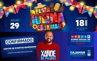 Festa Julina de Cajamar: Xande de Pilares é mais uma atração confirmada!