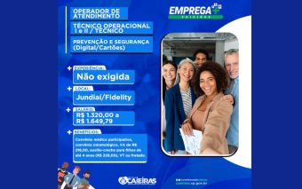Caieiras: Oportunidade de emprego disponível, aproveite essa chance!
