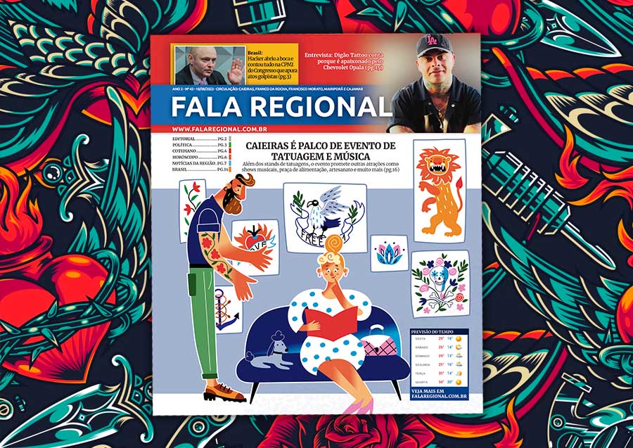 Jornal Fala Regional – Nº 43, Evento de Tattoo & Música em Caieiras para toda a região