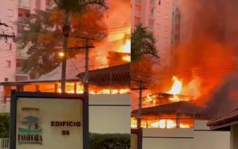 TRAGÉDIA EM JUNDIAÍ: Incêndio avassalador consome icônica Pizzaria Vesuvio