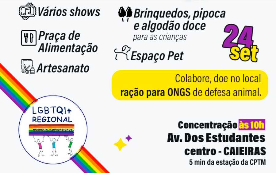 Atrações da V Feira Cultural e Esportiva de Caieiras