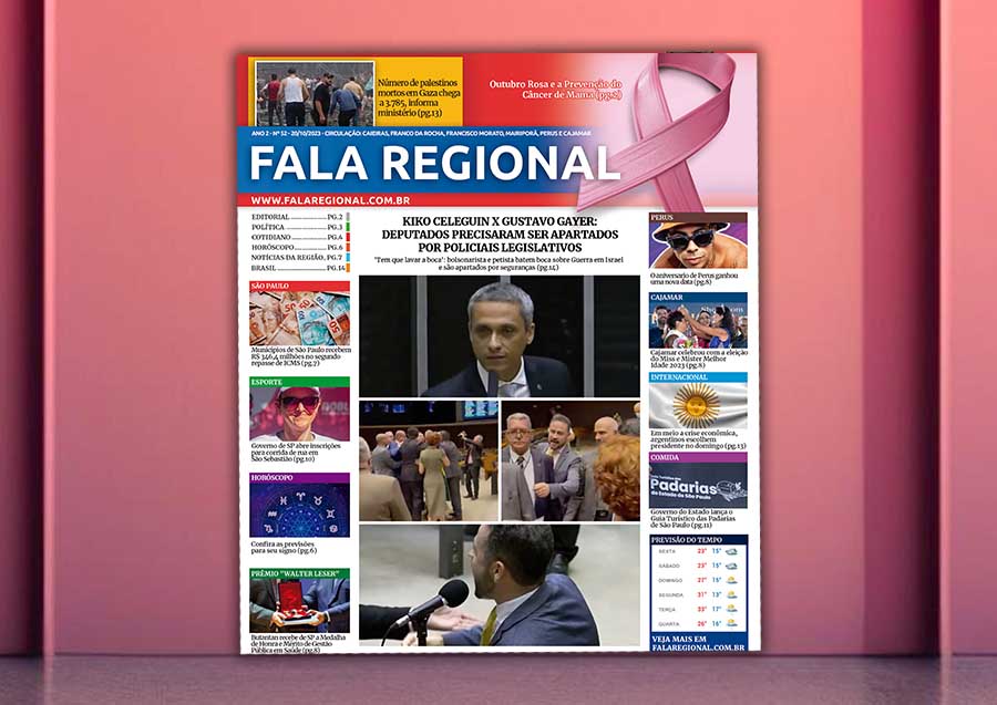 Jornal Fala Regional – Nº 52: Deputados Apartados Por Policiais Legislativos em Brasilia