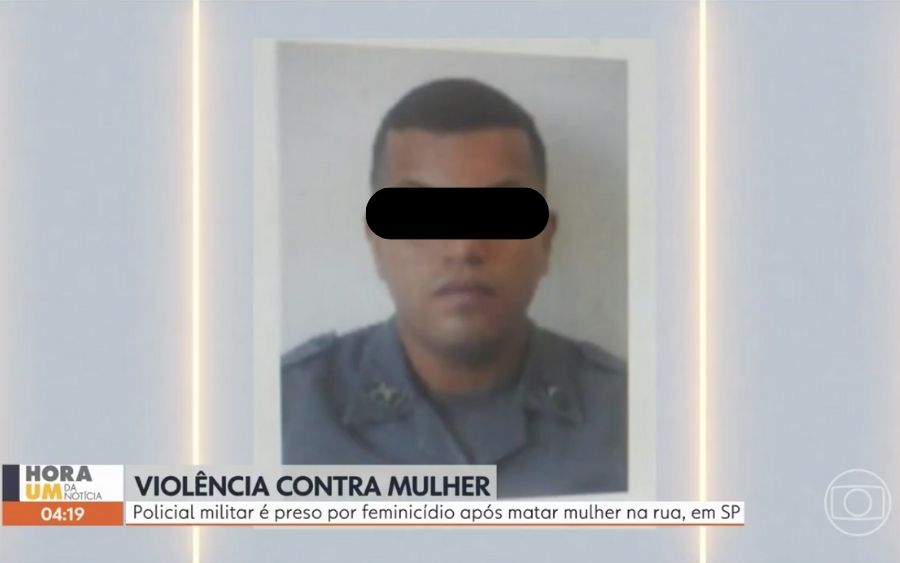 Policial furioso após supostas agressões é policial militar. (Créditos Rede Globo)