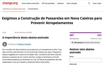 Moradores de Nova Caieiras em Revolta: Exigem Passarelas para Combater Crescente Número de Atropelamentos
