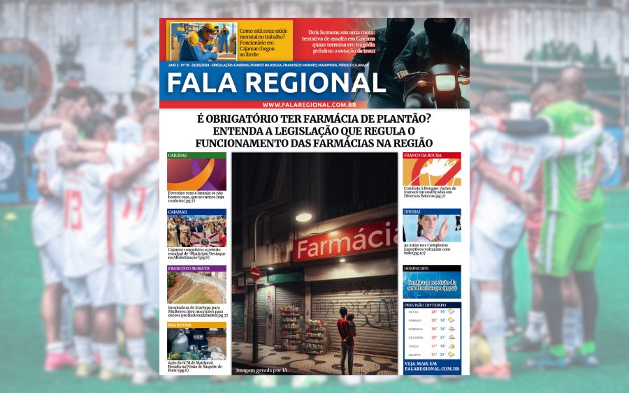 Jornal Fala Regional – Nº 70: Ipanema de Caieiras, Arquitetura de Destaque, Dilemas Urbanos e Heroísmo Diurno em Destaque nesta Semana