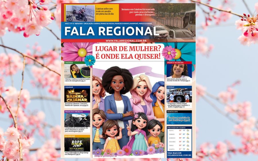 Jornal Fala Regional – Nº 72: Expansão Aeroportuária, Lola Beltrán e Comunidade se Mobiliza Contra Redução Salarial