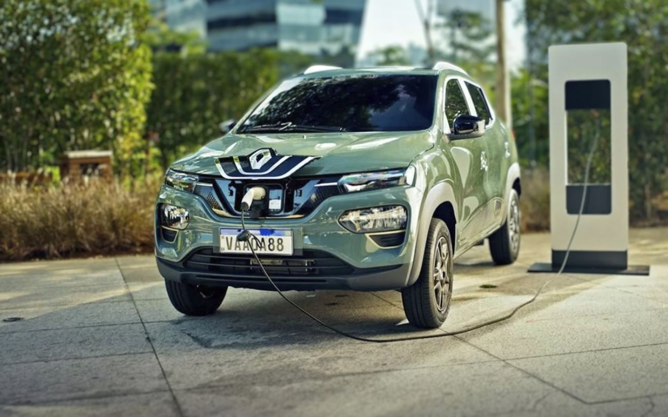 Renault Kwid E-Tech: Economize e seja eco-friendly com o Renault Kwid E-Tech, o carro elétrico mais acessível do Brasil em 2024. (Foto: reprodução)