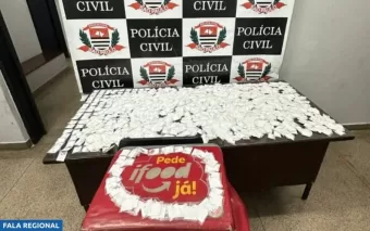 Falso Entregador é Preso com 10 Mil Porções de Cocaína em Caieiras