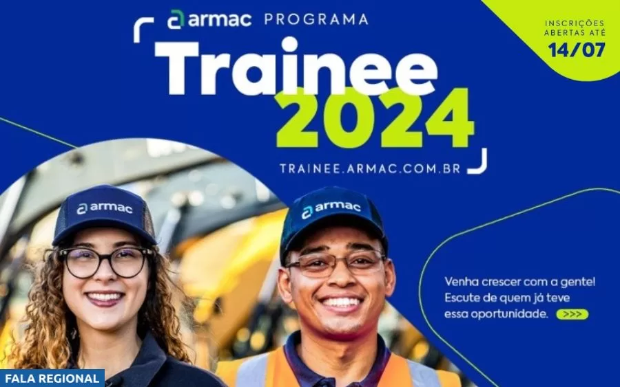 Armac abre inscrições para Programa de Trainee 2024 com oportunidades em todo o país