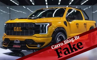 IA cria nova Picape Caterpillar 2025 e gera polêmica entre usuários que acharam que seria um lançamento