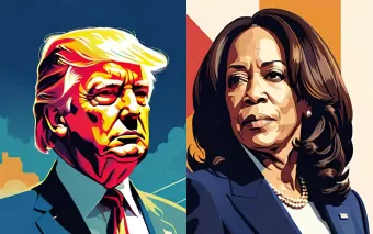 ‘Mais de uma vez, até’: Donald Trump diz que está pronto para debater com Kamala Harris