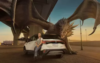 Volkswagen T-Cross 2025: Novo comercial explica por que trocar um dragão por um SUV