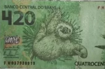 Nota de R$ 420 é apreendida pela PM; veja como reconhecer notas falsas