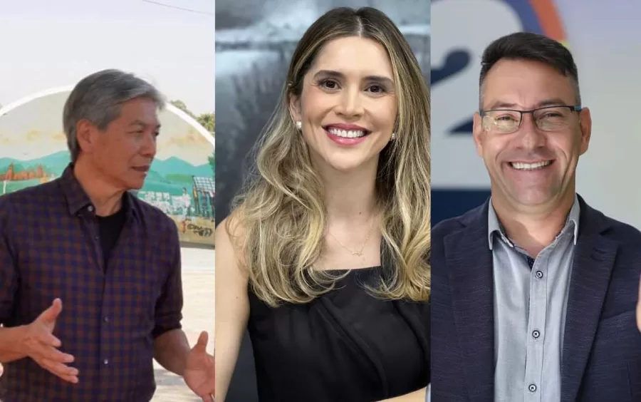 Confira quem são os candidatos de Caieiras nas eleições 2024: Dr. Roberto Hamamoto, Gilmar Lagoinha e Josie Dartora