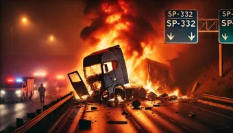 Grave acidente na SP-332 em Franco da Rocha resulta em mortos e feridos