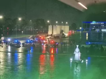 Corpo é encontrado próximo ao STF após explosões na Praça dos Três Poderes, em Brasília.