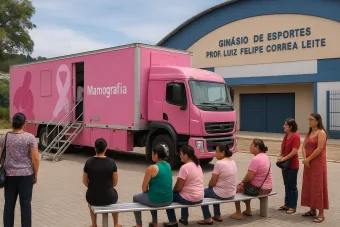 Carreta do programa Mulheres de Peito oferece mamografias gratuitas em Francisco Morato até 7 de junho