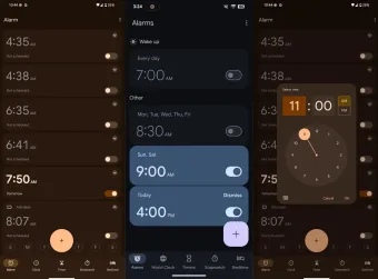 Relógio do Google deve ganhar novo visual com Material 3 Expressive e mudanças nos alarmes