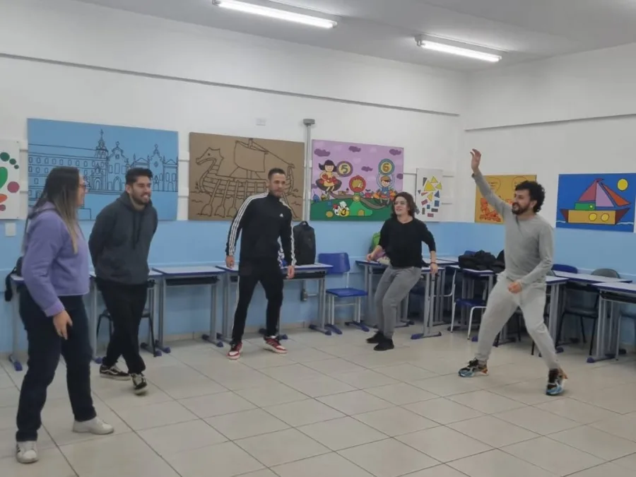 Formação teatral mobiliza docentes da rede pública de Caieiras. (Créditos: Prefeitura de Caieiras)
