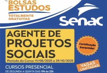 Casa Patris Caieiras: recebe inscrições para curso gratuito de Agentes de Projetos Sociais com vagas limitadas