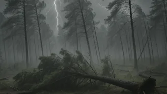 Temporais atingem Caieiras e região do Cimbaju com destelhamentos e quedas de árvores