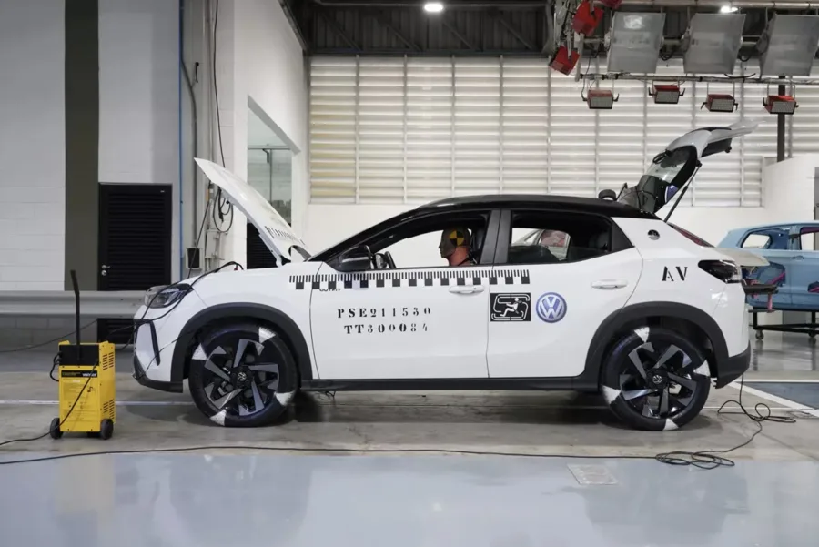 Volkswagen revela bastidores completos dos testes de segurança do Volkswagen Tera 2026