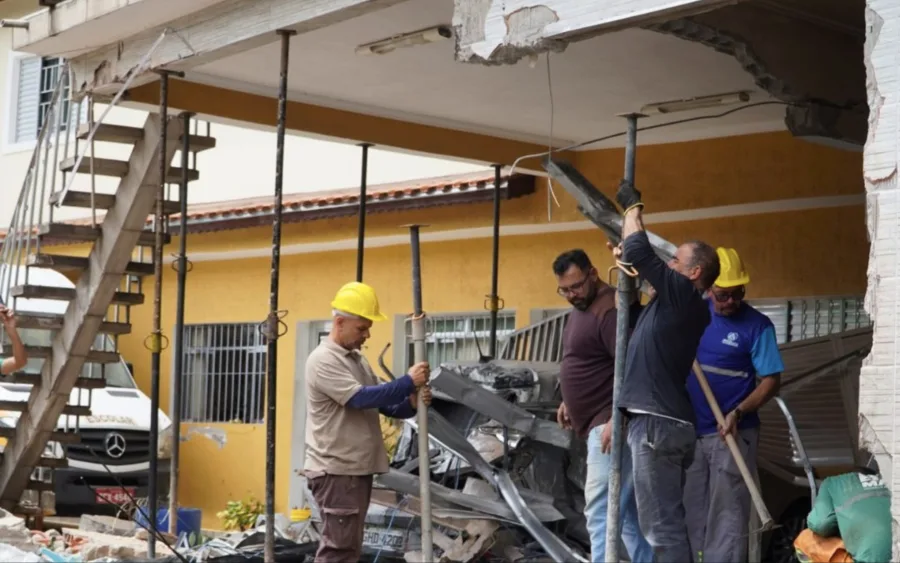 A parte atingida do imóvel seria um espaço de lazer, não uma área essencial de moradia.