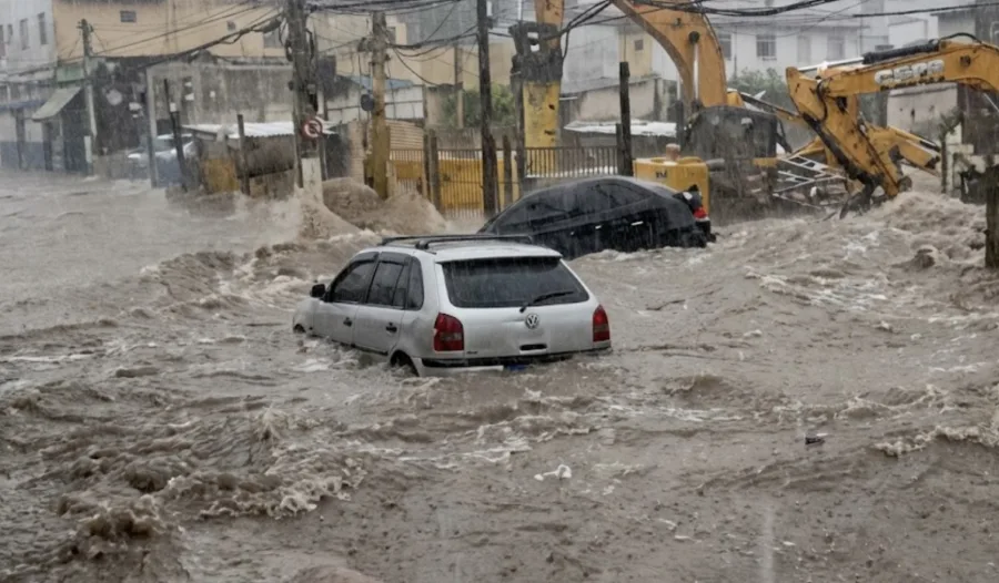 Temporais colocam motoristas de São Paulo em alerta máximo até segunda, com risco real de alagamentos e deslizamentos