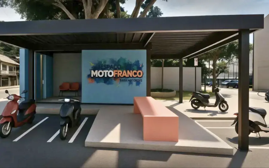 Franco da Rocha anuncia o Espaço MotoFranco, ponto de apoio gratuito para motoboys, e promete estrutura no Centro