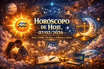 Horóscopo de hoje, sexta-feira 07/02/2026: veja como a posição dos astros mexe com amor, trabalho e decisões