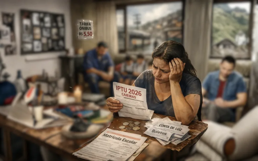 Caieiras sente alta do IPTU 2026 e moradores relatam impacto direto no orçamento familiar