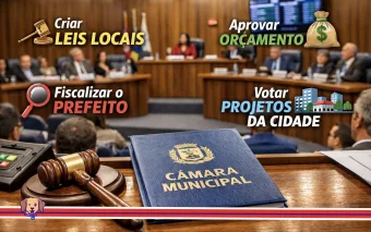 Câmaras Municipais definem leis, fiscalizam prefeitos e influenciam diretamente transporte, impostos e obras nas cidades brasileiras