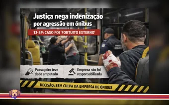 Justiça de São Paulo decide que empresa de ônibus não indeniza passageiro ferido em agressão dentro de coletivo em Caieiras