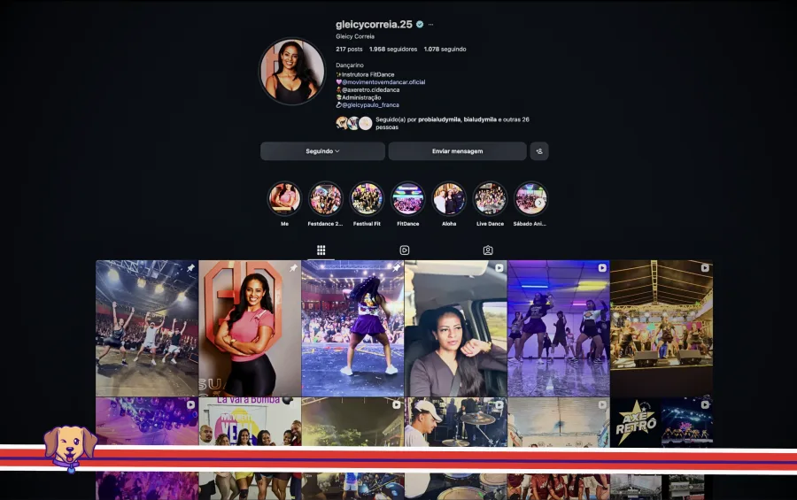 Com turmas cheias e forte presença digital, Gleicy amplia seu alcance e consolida uma base fiel de alunas em Caieiras. A combinação entre aulas coletivas e engajamento nas redes impulsiona a dança como prática regular na região.