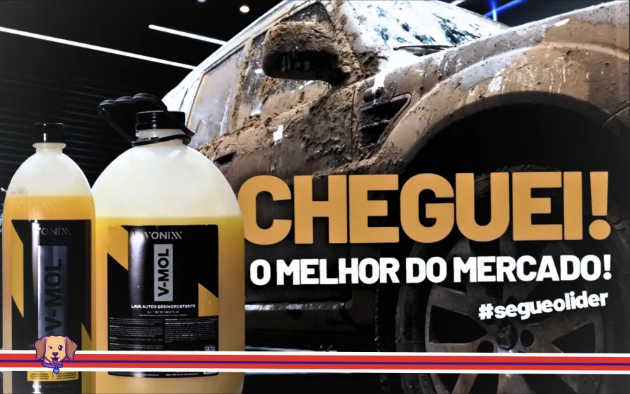 V-mol Vonixx: Carro encardido nunca mais; produto barato que limpa barro e óleo viraliza